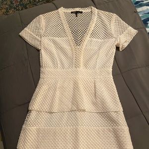 Maje mini off white dress. Size 1. Worn only once.